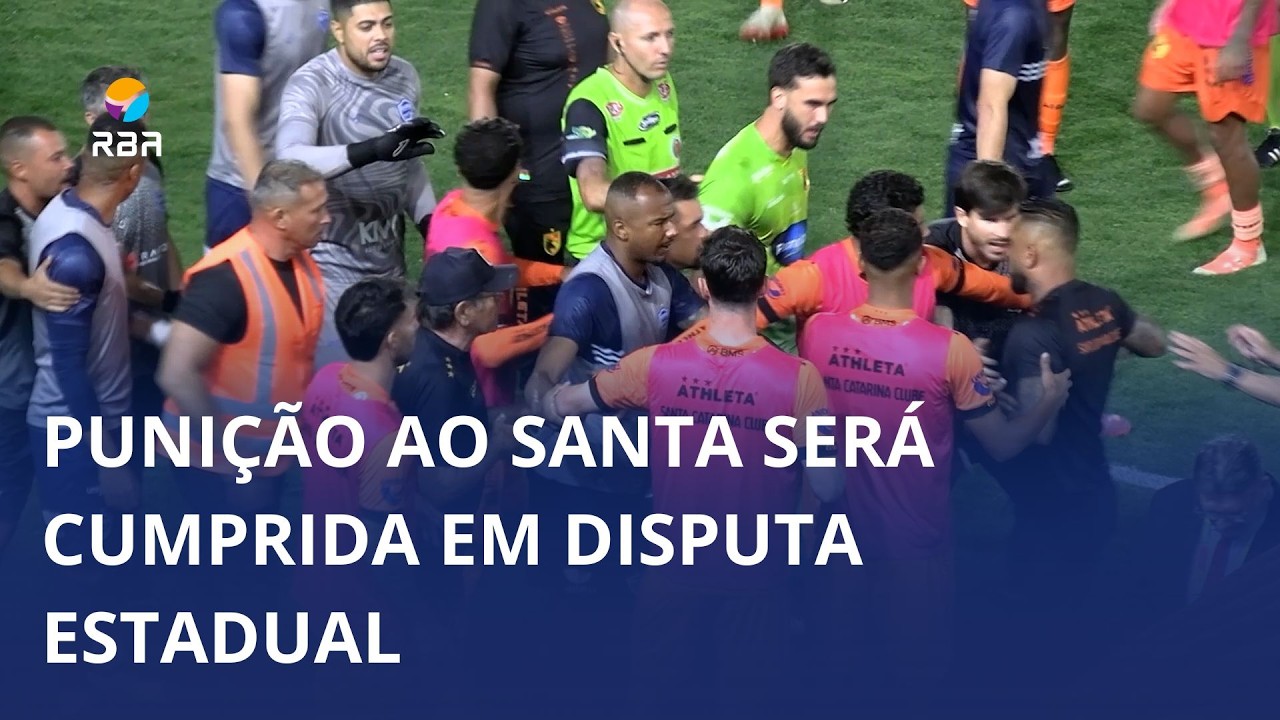 Santa Catarina Clube perde dois mandos e é multado em R$ 14,5 mil pelo TJD-SC