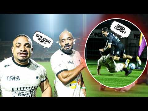 A gnome ran over the TCAR during the charity match at Pacaembu - Balestrin warned 😱!!