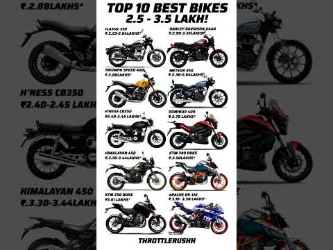 Top10 best bikes under 3.5lakhs #ktm #royalenfield #classic350 #meteor350 #duke #speed400 #himalayan