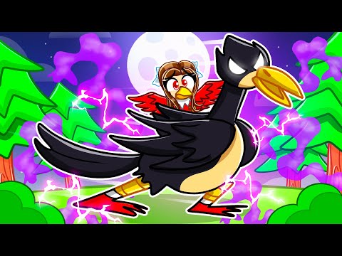 Playing As A PROTECTIVE DARK BIRD In Roblox Feather Family!