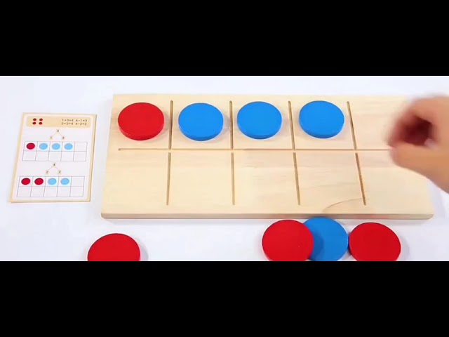 لعبة لوح تعليم الارقام مونتيسوري