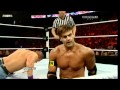 Justin Gabriel vs John Cena - WWE RAW 06/09/2010