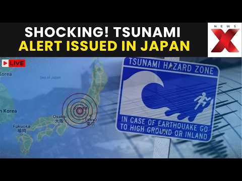 Japan Tsunami ALERT LIVE | BREAKING! 7.5 Magnitude Earthquake Hits Japan Tsunami Alert Issued