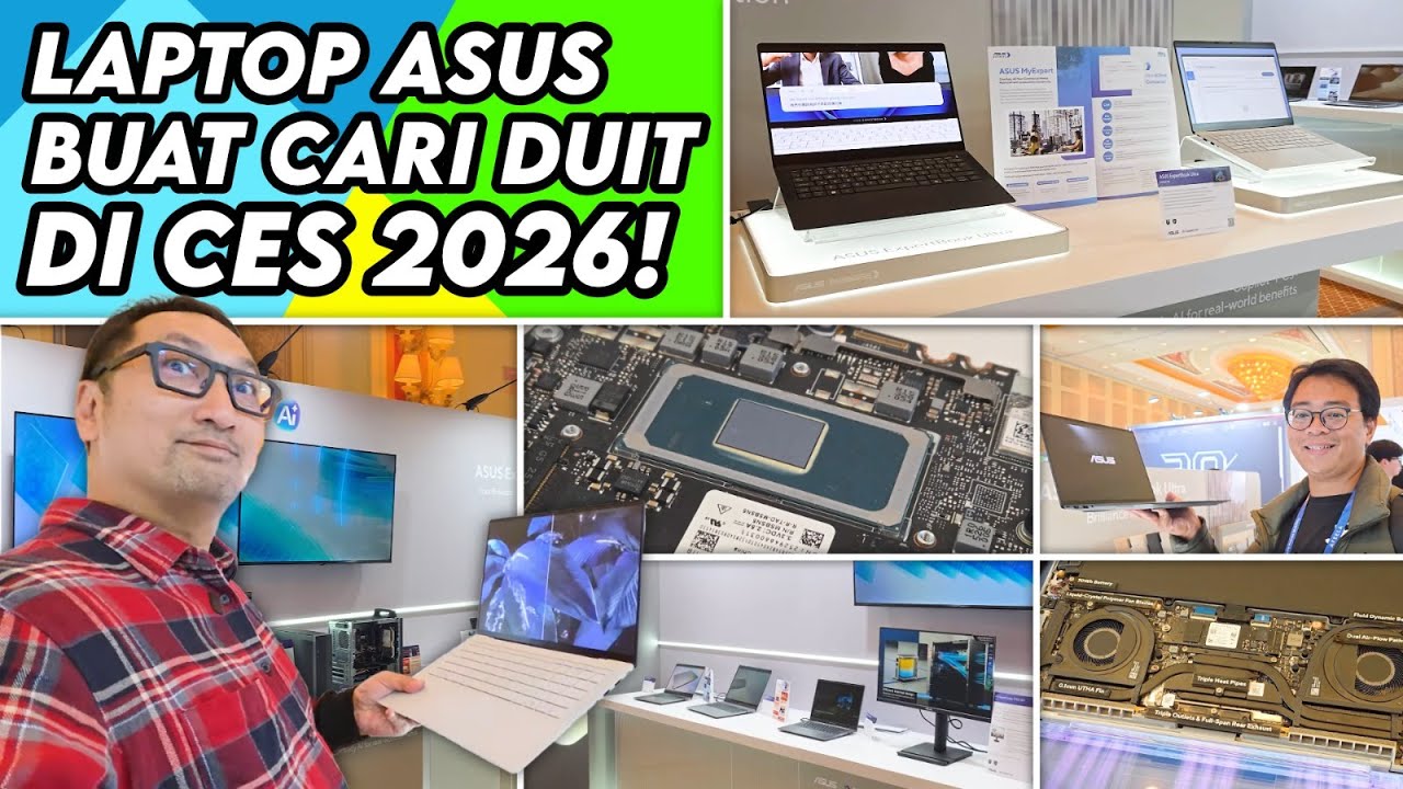 Laptop Intel “Phanter Lake” & AMD “Gorgon Point” dari ASUS Buat Cari Duit