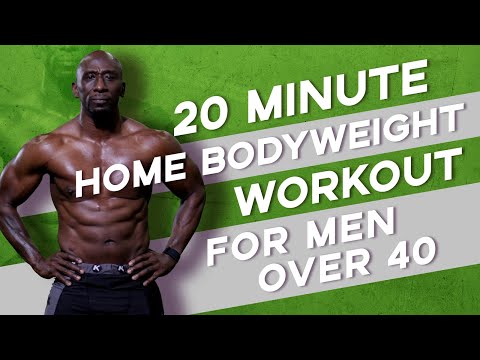 20 MINUTE FAT BURNING CARDIO | Home Total Bodyweight Workout For Men Over 40!
