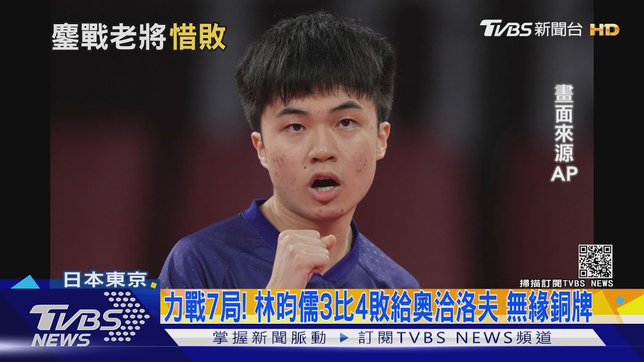 力戰7局!林昀儒3比4敗給奧洽洛夫 無緣銅牌