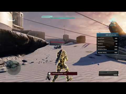 Halo 5 Warzone Firefight 6 minutes of Intense non-stop Epic gameplay on Stormbreak