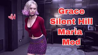 Maria Re4 Remake Mod Silent Hill 2 Maria Outfit for Grace at Resident Evil Requiem Nexus ...