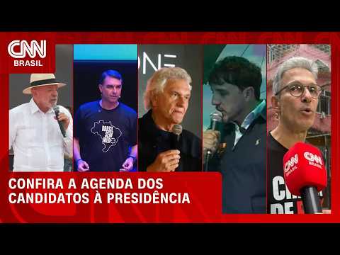 Eleições 2026: confira a agenda dos candidatos à presidência | CNN NOVO DIA