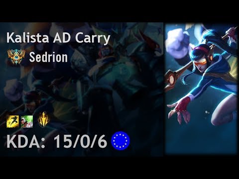 Kalista AD Carry vs Xayah - Sedrion - EUW Challenger Patch 8.3