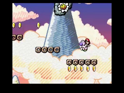 super mario world 2 yoshi´s island snes 1-5 gameplay