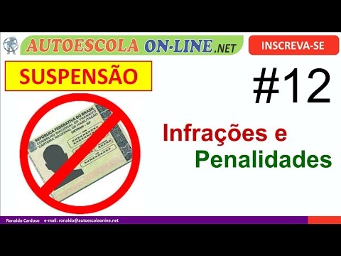 Infractions and Penalties - Suspension of Driving License