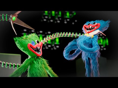 Poppy Playtime fan animation - Huggy Wuggy vs Huggy Saddy #2