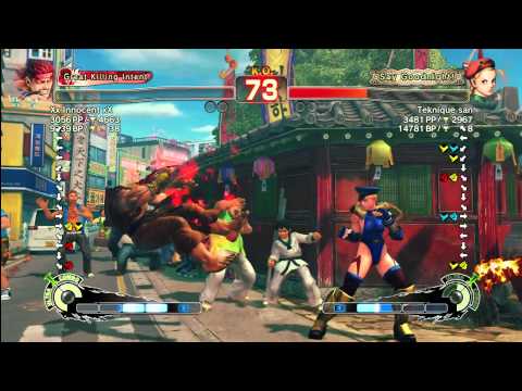 Xx Innocent xX (Evil Ryu) Vs. Teknique san (Cammy)