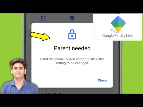 Fix Family Link & uninstall Parental control | Parent need Problem
