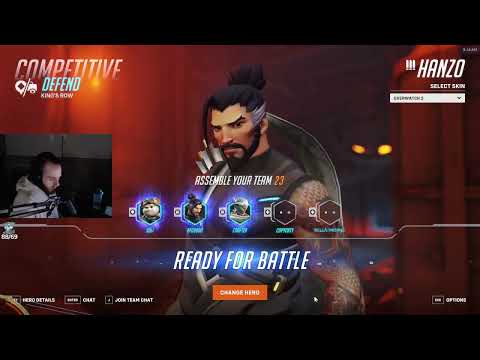 IDDQD HANZO GOD GAMEPLAY OVERWATCH 2 TOP 500 SEASON 3