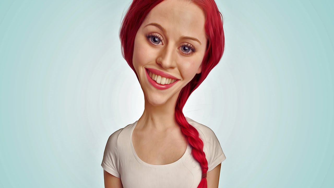 Caricature photo effect using Adobe Photoshop