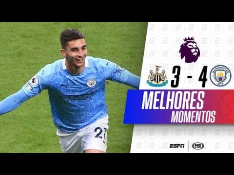 GOLAÇO 'NINJA' SURREAL! Melhores momentos de Newcastle 3 x 4 Manchester City na Premier League