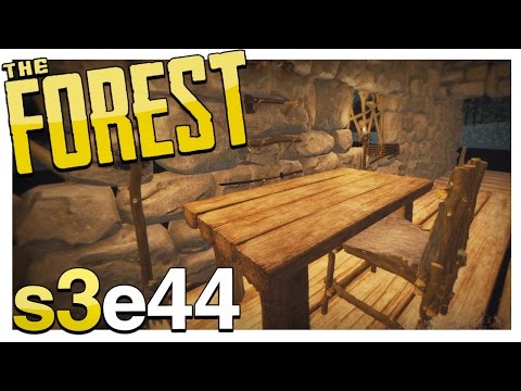 UPDATE! NEW FURNITURE, ANIMAL SKINNING & DROWN CANNIBALS? | The Forest Gameplay S3E44 (Alpha v0.46)