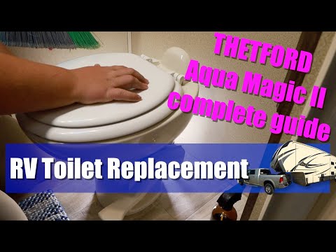 RV Toilet repair // Complete guide to Thetford Aqua Magic II