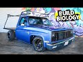 Flatbed C10 Work Truck on a Stock Car Chassis: 565hp Drywall Hauler!