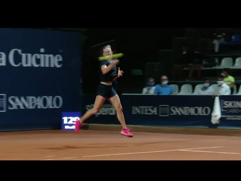 Fiona Ferro vs Anett Kontaveit - 2020 Palermo Final - Extended Highlights HD