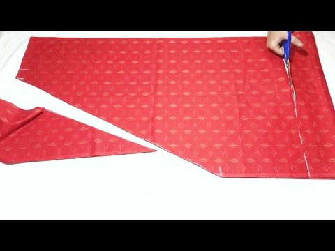Narrow salwar cutting simple and easy method Video