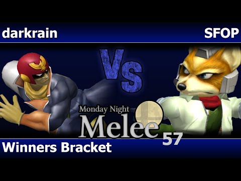 MNM 57 Melee - darkrain (C Falcon) vs SFOP (Fox, Dr. Mario) - Winners Bracket