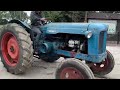 FORDSON POWER MAJOR TRACTOR ENGINE SMOKES STILL RUNS DRIVE