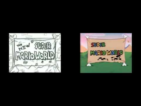 Super Mario World Cartoon/Captain N Finished Intro vs Animatic