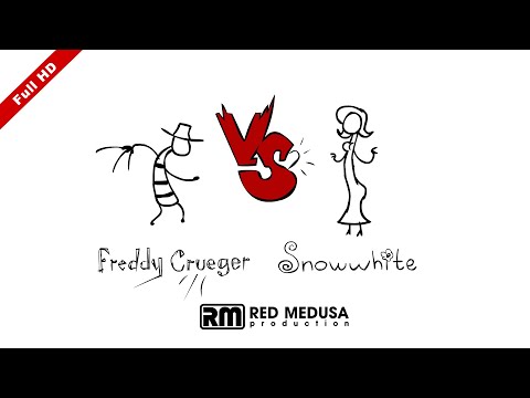Animated Versus - Freddy Krueger VS Snow White FullHD