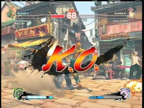 bunsofstone (feilong) vs ChickenBacon (dhalsim)