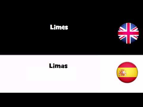 APRENDER INGLÉS = Limas