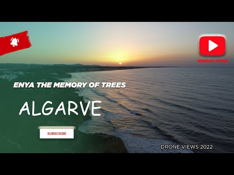 Enya The Memory Of Trees   Nascer do Sol Praia Maria Luisa Albufeira Algarve Portugal