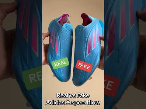 Real vs Fake football boots!😳 #footballshorts #soccershoes #footballsoccer #soccer #shoe #fyp