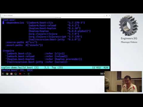 Building a reactive web frontend with Hoplon - Singapore Clojure Meetup