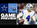 TNF Preview: Cowboys at Titans [Keys for each team, Player Props + Pick to win ] | CBS Sports HQ