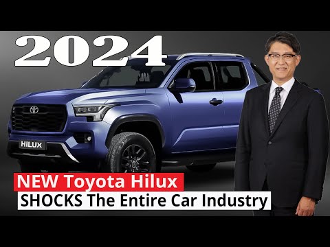 All-New 2024 Toyota Hilux Revealed: More Aggressive with New Hybrid Engine