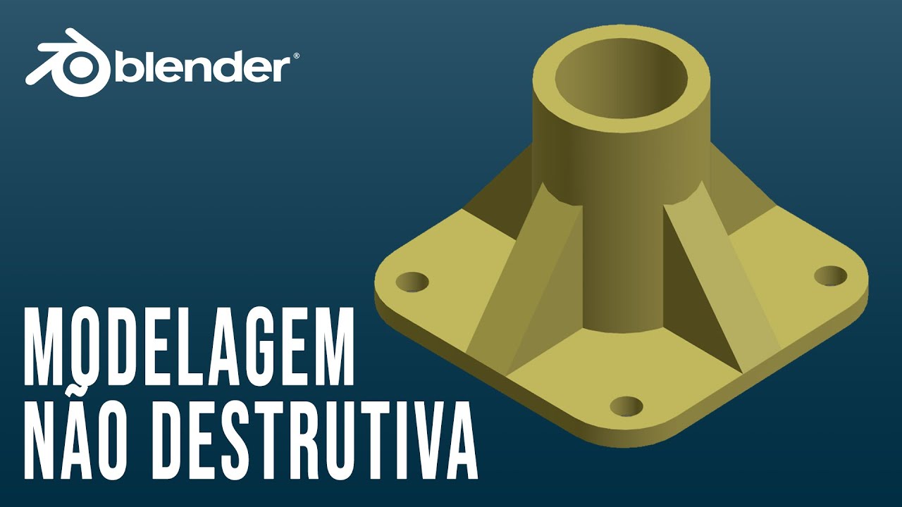 Blender - Modelagem não destrutiva (Parte 1 de 2)