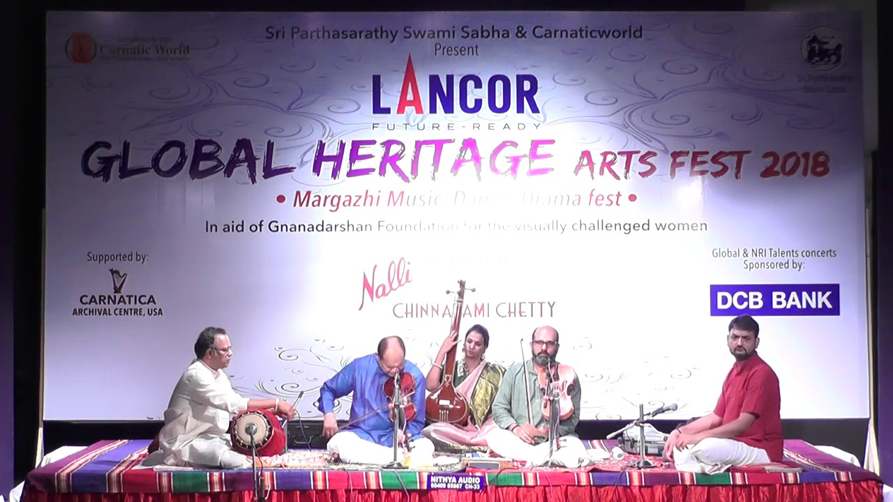 VVS Murari & Vittal Ramamurthy l Global Heritage Music Fest 2018 l December 22nd, DAY 8   P2