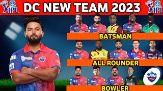 IPL 2023 | Delhi Capitals Team Full Squad | DC Full Squad 2023 | DC Team New Players List 2023