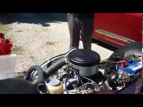 Panhard 24bt - 1er essai de redémarrage du moteur M8S