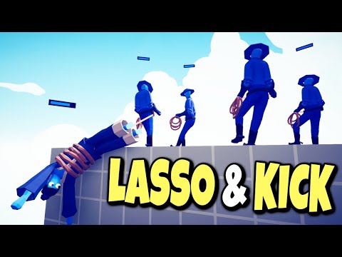 Lasso & Kick🦶 Taekwondo and Lasso vs Every Faction - Totally Accurate Battle Simulator TABS
