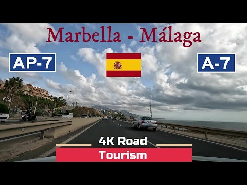 Driving in Andalucia Spain Costa del Sol from Marbella to Málaga