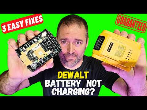 DEWALT 20V Battery Not Working? [3 Easy DIY Charging Hacks -- but I DON'T recommend the last one...]