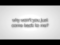 Where Did You Go-Downplay Lyrics HD 