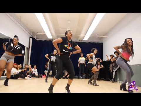SOCA 'N' SWEAT l HEELS Class Recap l VYBZ KARTEL X BUNJI GARLIN - BICYCLE REMIX