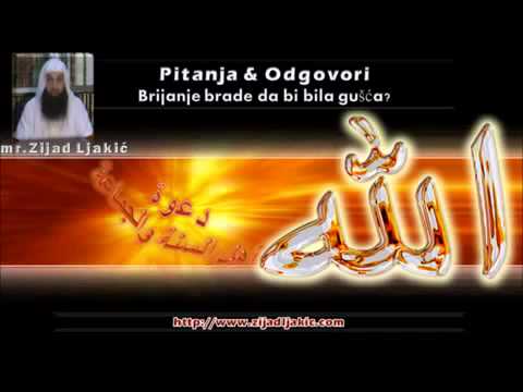 Mr. Zijad Ljakić - Brijanje brade da bi bila gušća