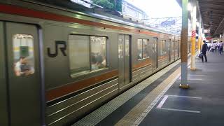 JR205系5000番台武蔵野線新秋津駅発車シーン2019年8月（M21編成）【4K・スマホ撮影SOV38】