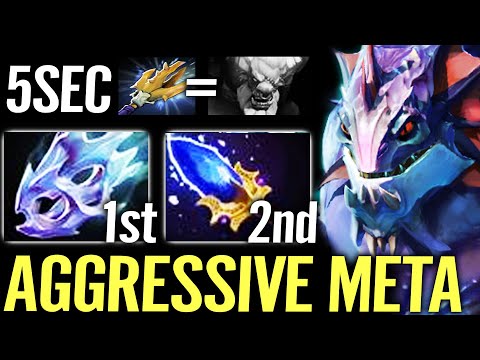 🔥 ICEICEICE Slardar WTF Most Aggressive Meta — Moonshard 1st Core ITEM + Aghanim 100% Bash Dota 2
